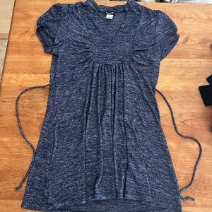 Blue Heather short sleeve dress